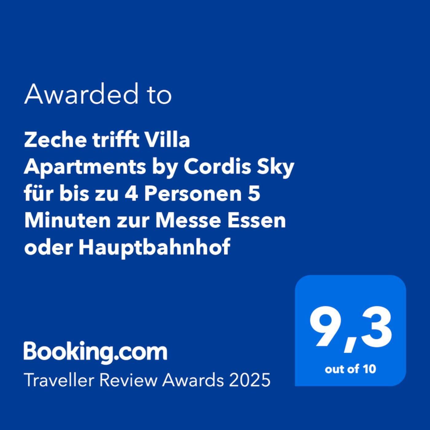 Zeche Trifft Villa Apartments By Cordis Sky Fuer Bis Zu 4 Personen 5 Minuten Zur Messe Essen Oder Hauptbahnhof Eksteriør billede
